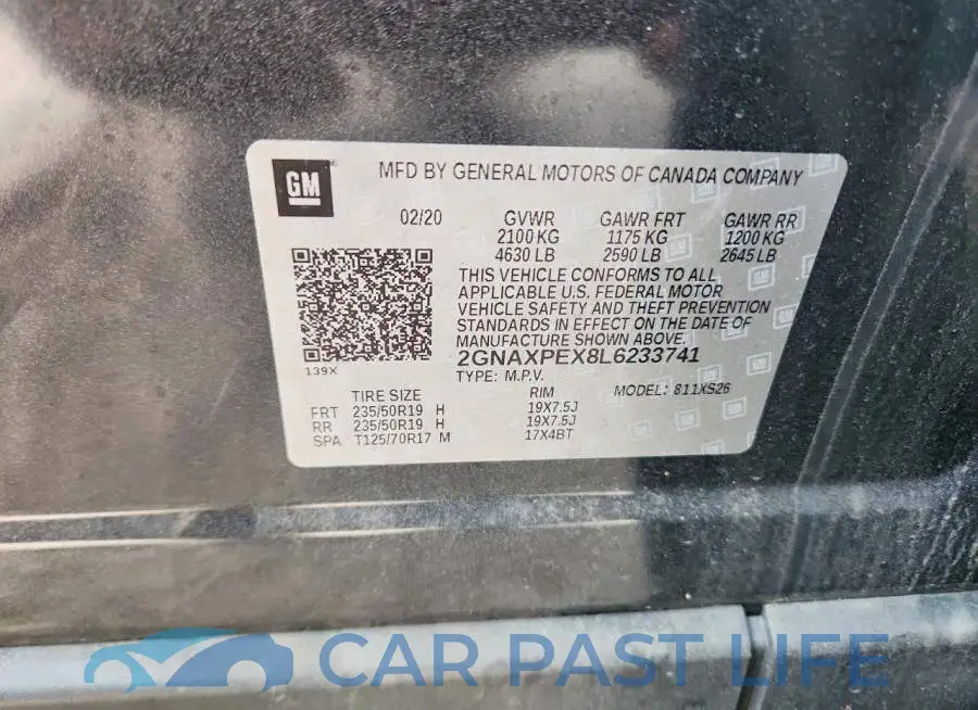 2GNAXPEX8L6233741# 14
