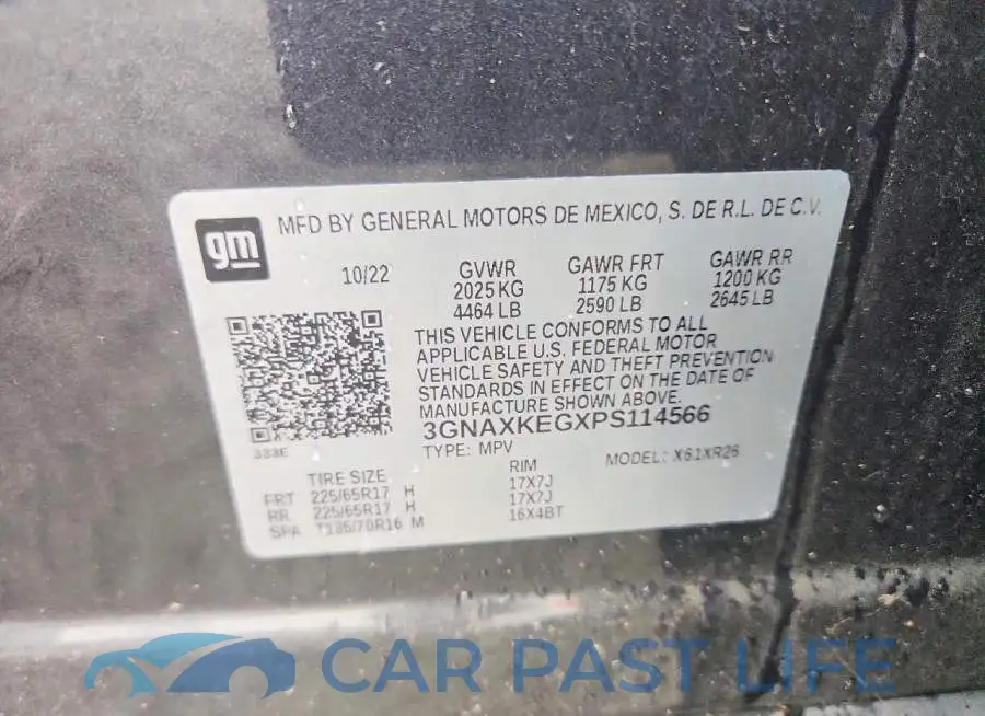 3GNAXKEGXPS114566# 13