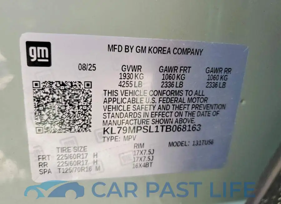 KL79MPSL1TB068163# 13