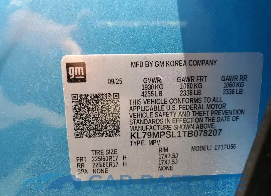KL79MPSL1TB078207# 13