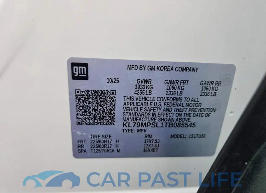 KL79MPSL1TB085545# 13