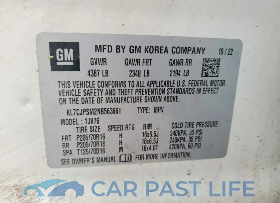 KL7CJPSM2NB563661# 13