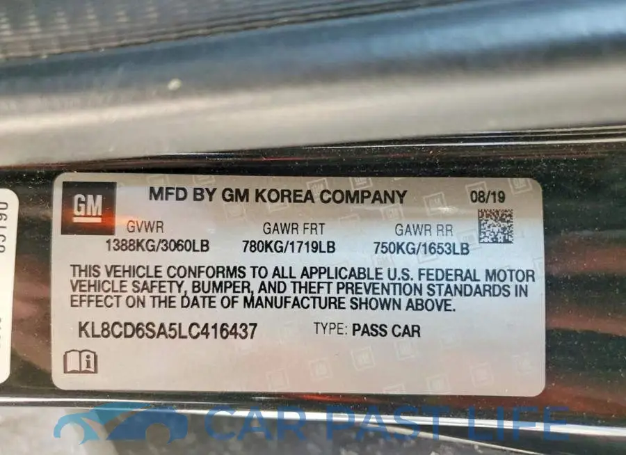 KL8CD6SA5LC416437# 12