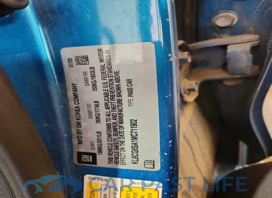 KL8CG6SA1MC711902# 13