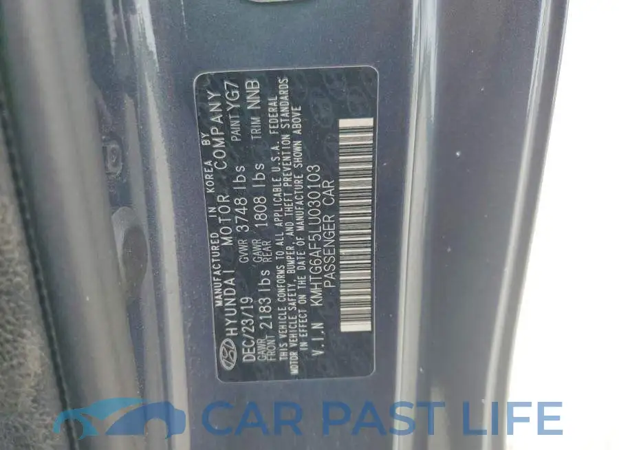 KMHTG6AF5LU030103# 12