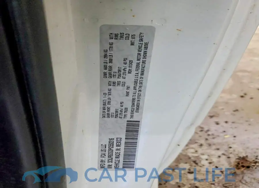 3C6JR6DG0PG550316# 13