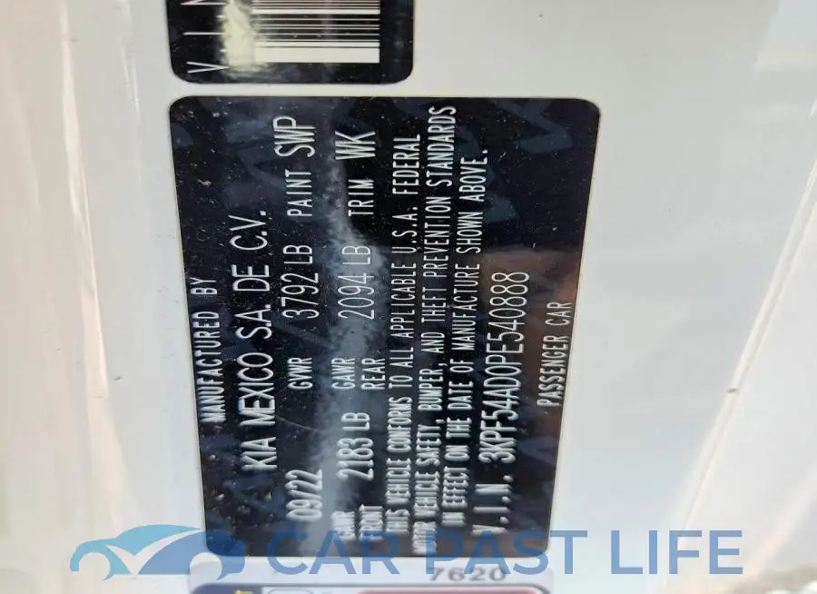 3KPF54AD0PE540888# 13