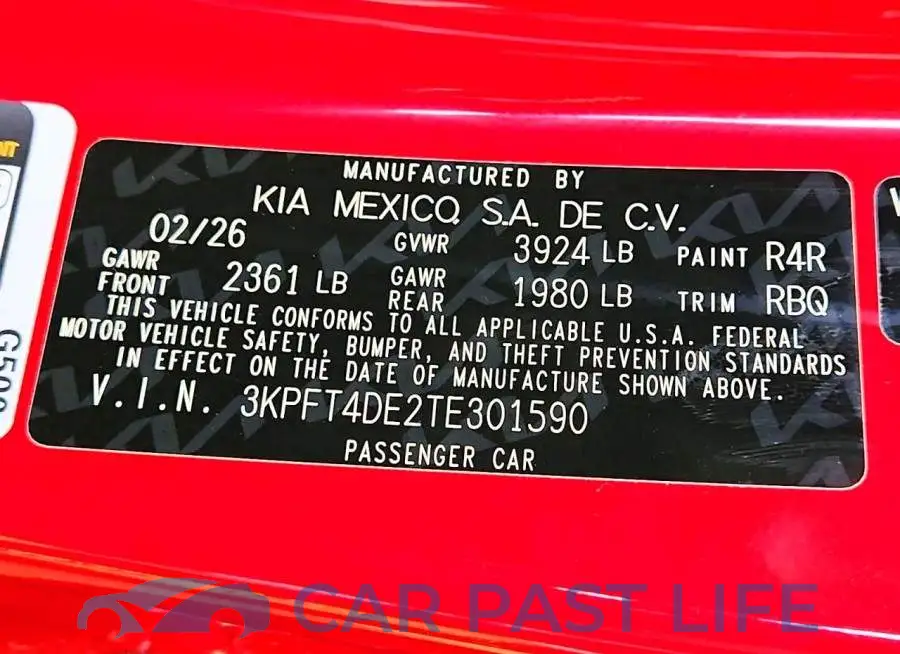 3KPFT4DE2TE301590# 13