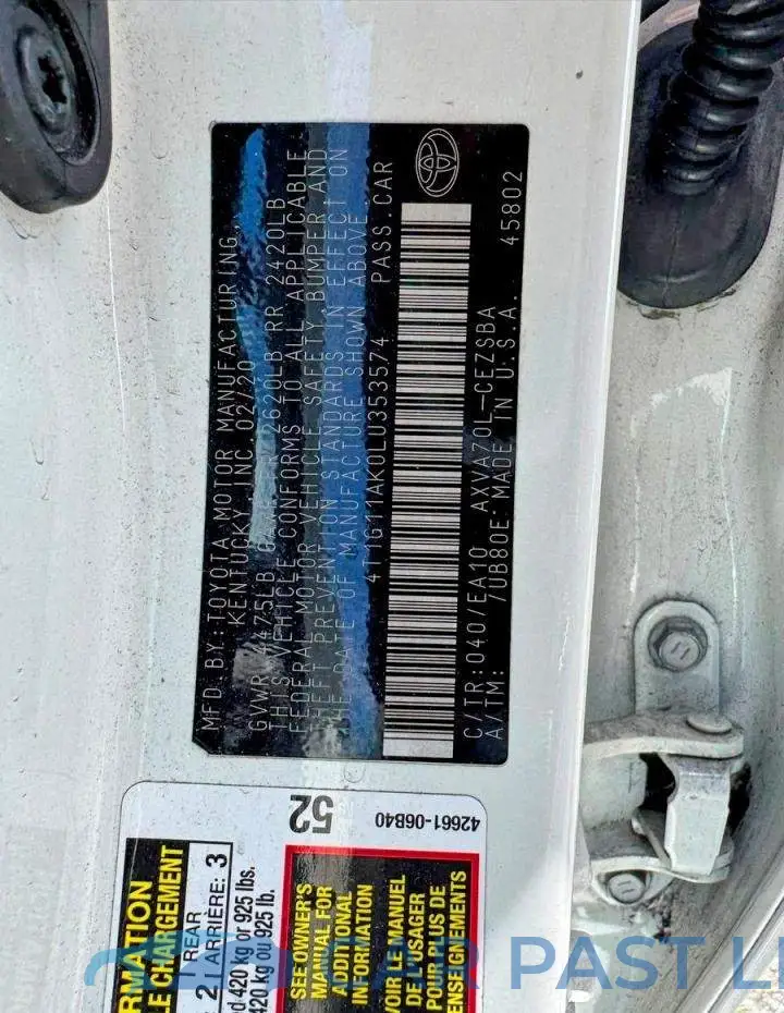 4T1G11AK0LU353574# 10