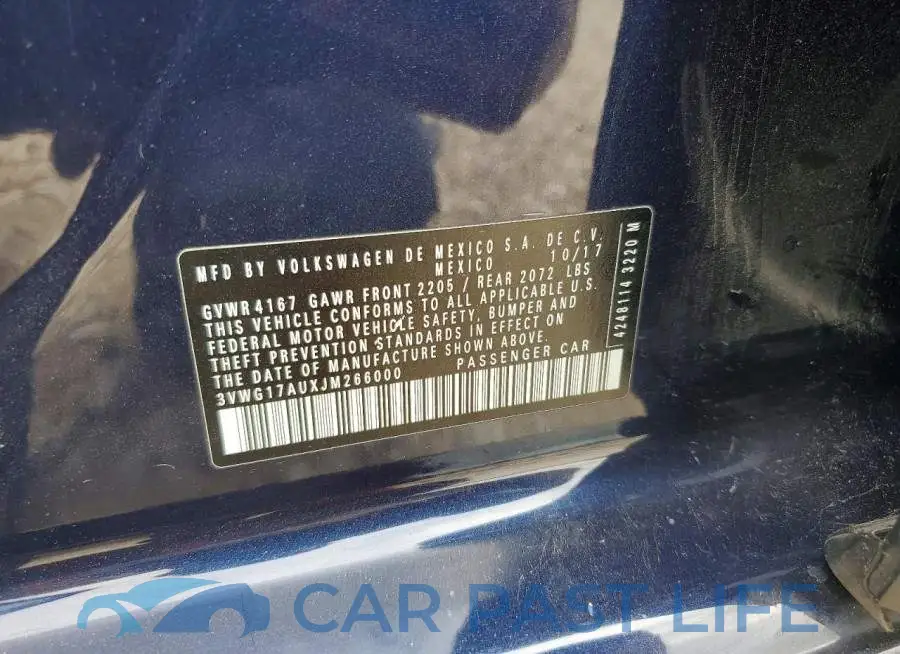3VWG17AUXJM266000# 13