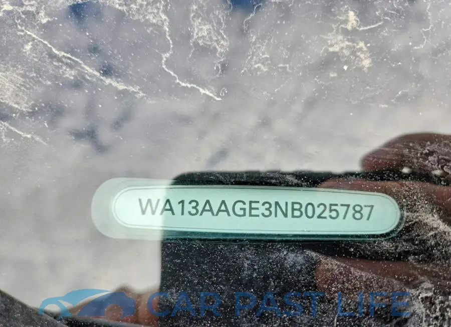 WA13AAGE3NB025787# 12