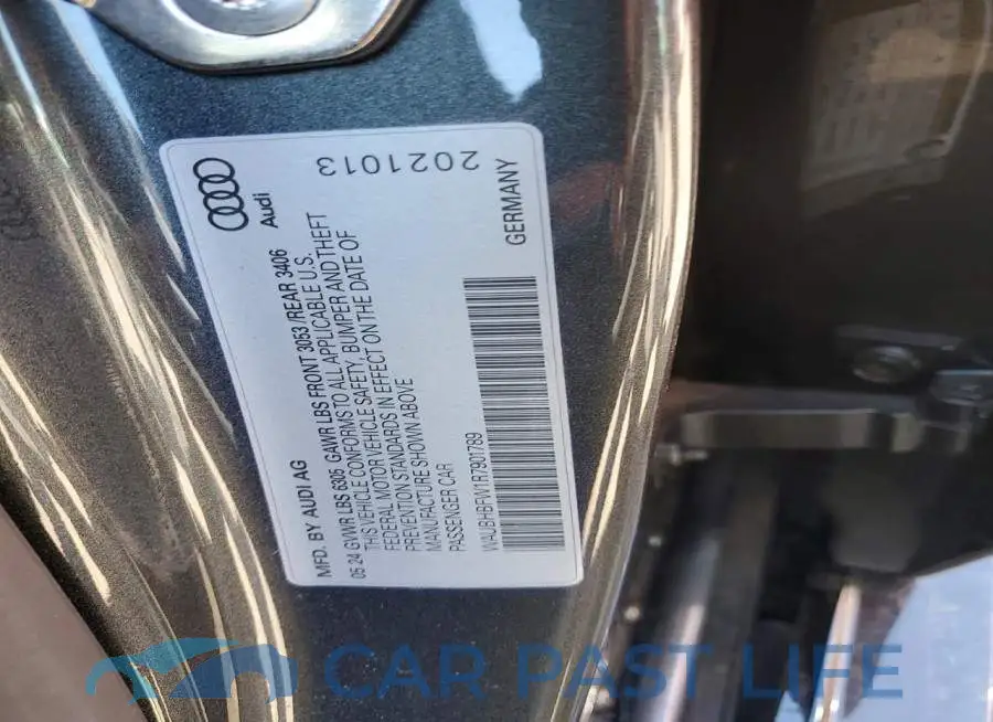 WAUBHBFW1R7901789# 12