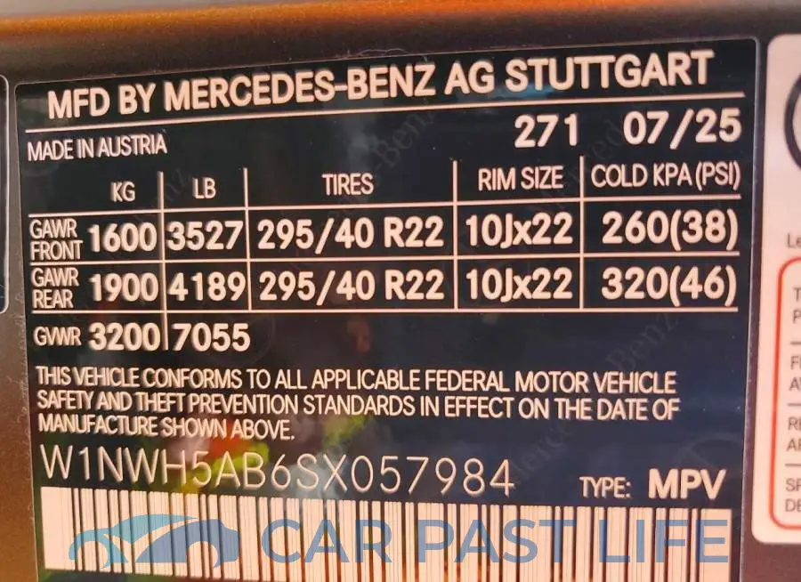 W1NWH5AB6SX057984# 13