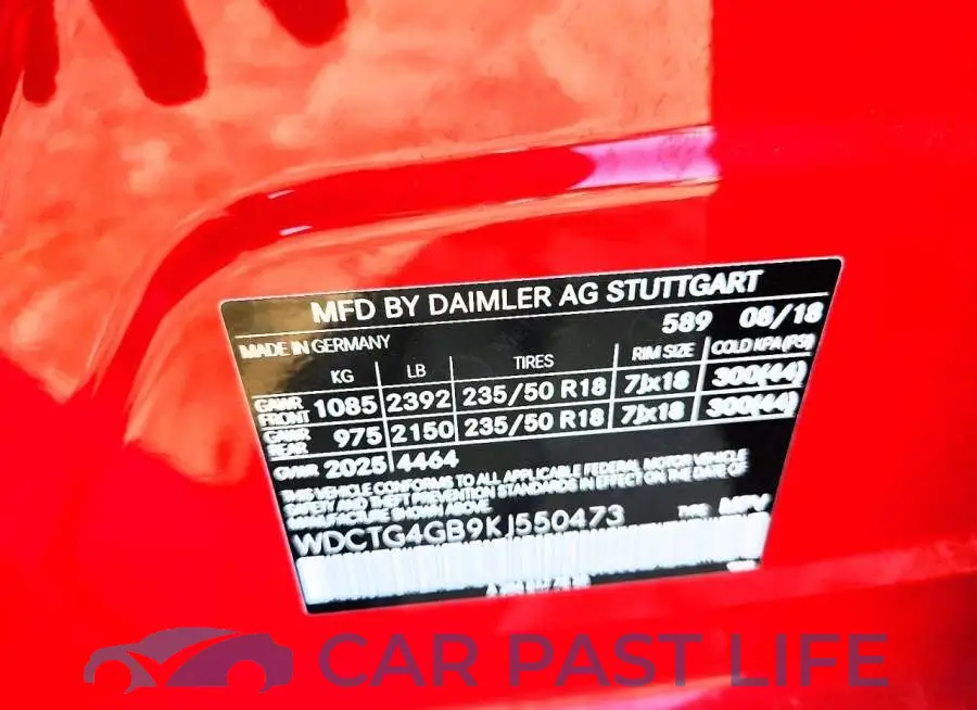 WDCTG4GB9KJ550473# 13