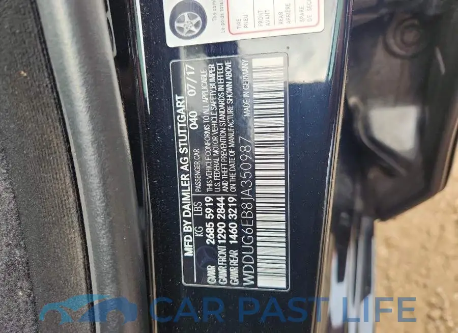 WDDUG6EB8JA350987# 12