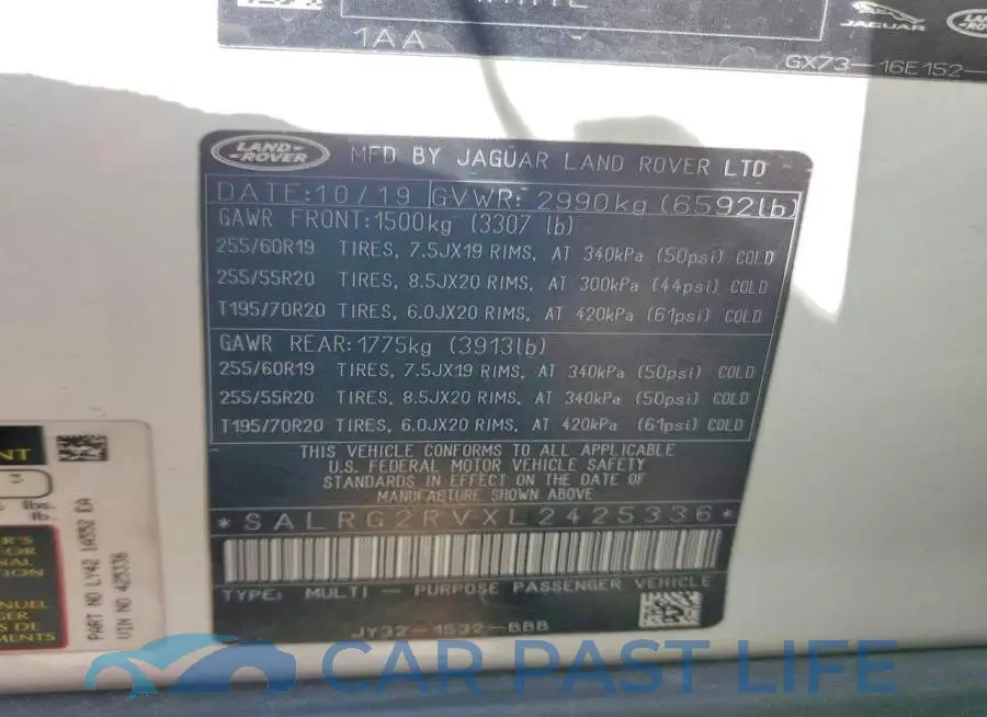 SALRG2RVXL2425336# 13