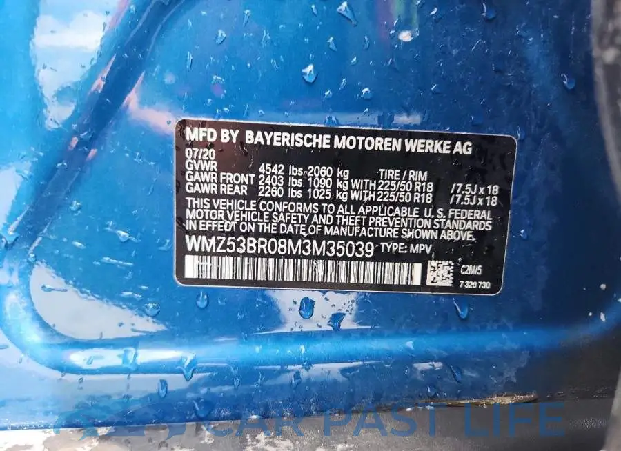 WMZ53BR08M3M35039# 12