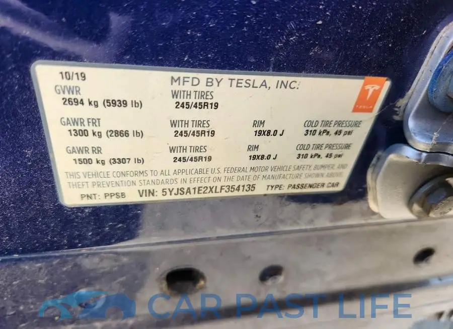 5YJSA1E2XLF354135# 14