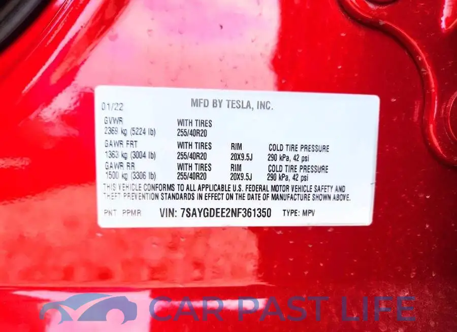 7SAYGDEE2NF361350# 12