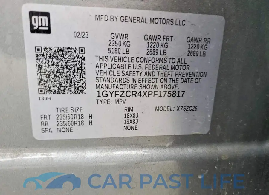 1GYFZCR4XPF175817# 14