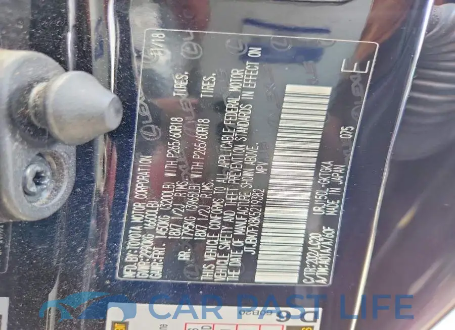 JTJBM7FX8K5219382# 13