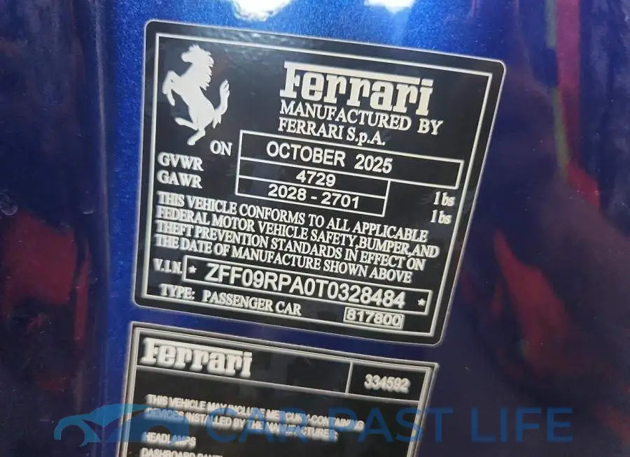 ZFF09RPA0T0328484# 13