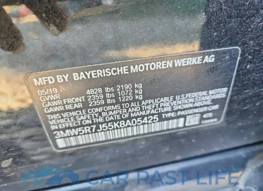 3MW5R7J55K8A05425# 12