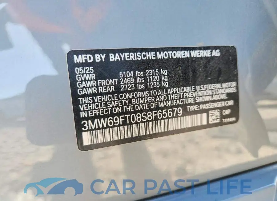 3MW69FT08S8F65679# 13