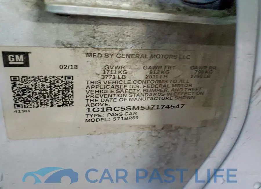 1G1BC5SM5J7174547# 12
