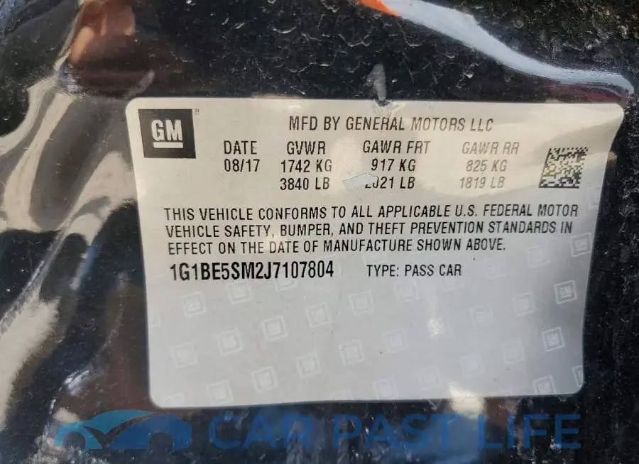 1G1BE5SM2J7107804# 12