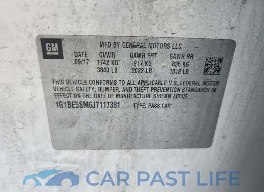 1G1BE5SM6J7117381# 12