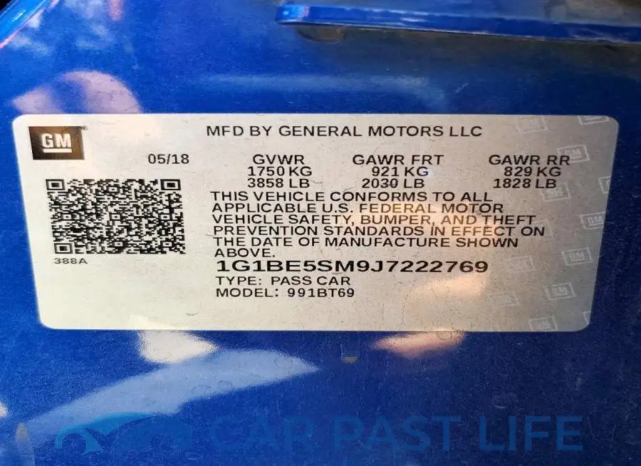 1G1BE5SM9J7222769# 13