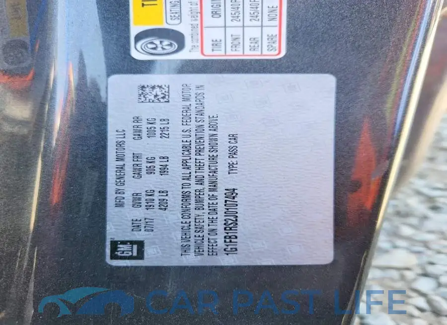 1G1FB1RS2J0107494# 12