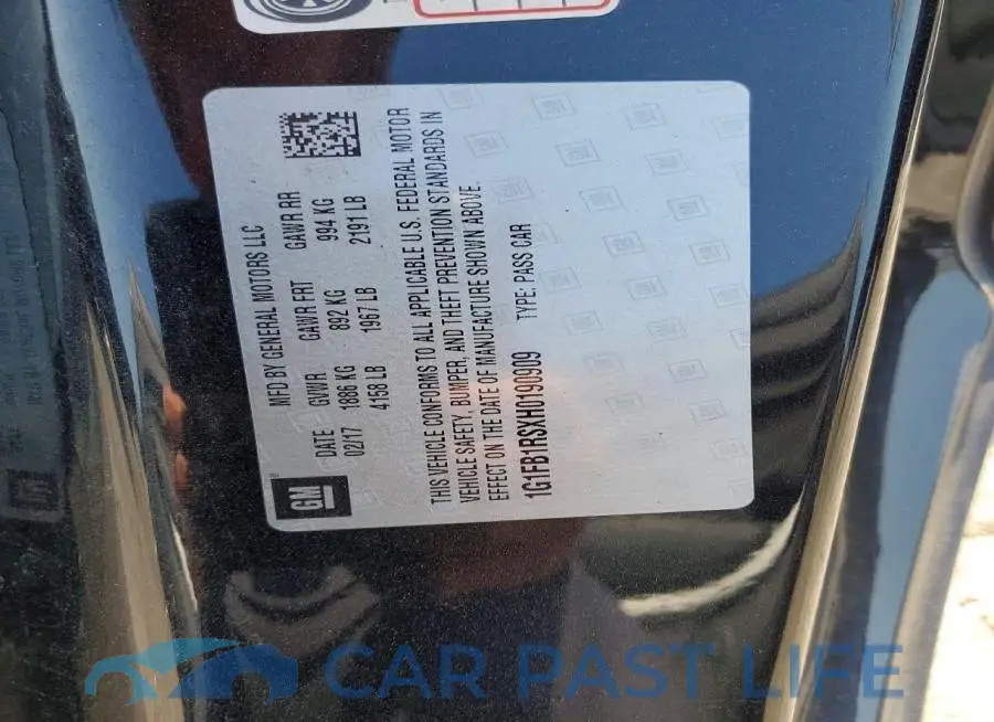 1G1FB1RSXH0190909# 12