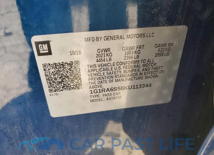 1G1RA6S58KU113344# 14