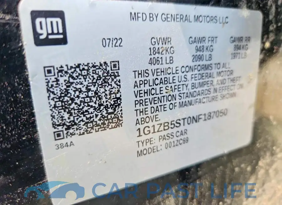 1G1ZB5ST0NF187050# 12