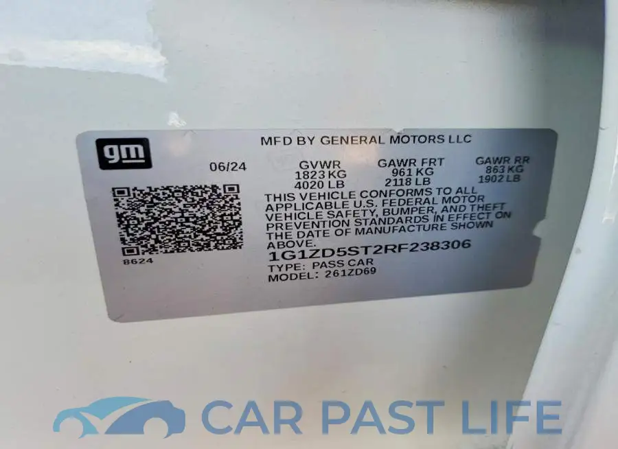 1G1ZD5ST2RF238306# 12