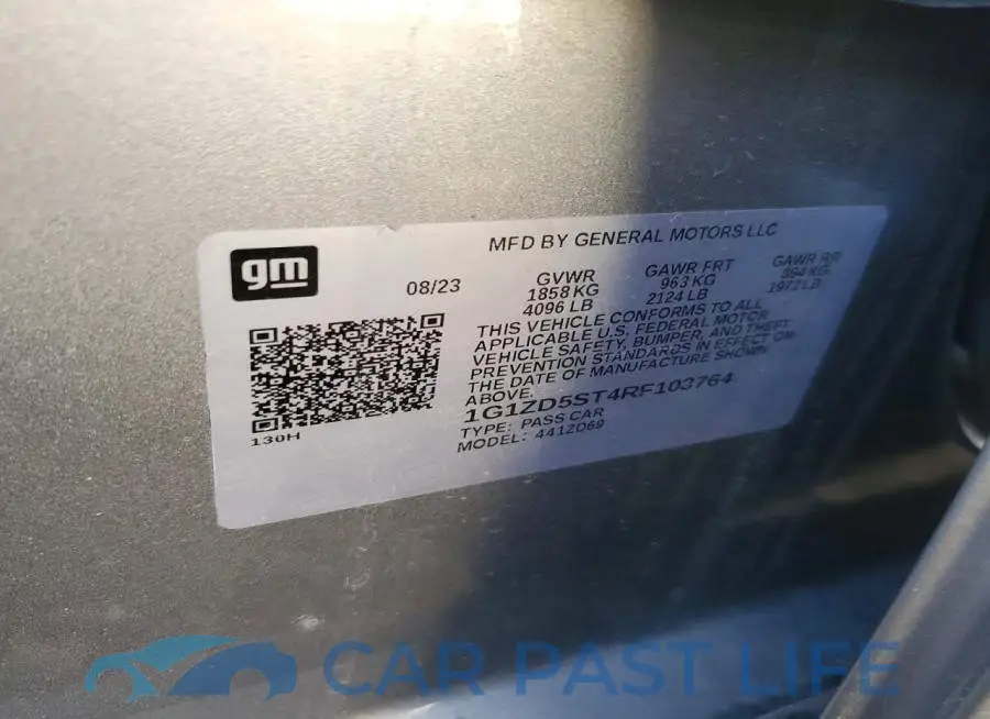 1G1ZD5ST4RF103764# 12