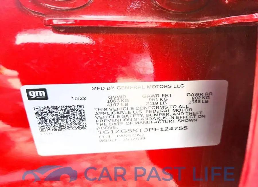 1G1ZG5ST3PF124755# 12