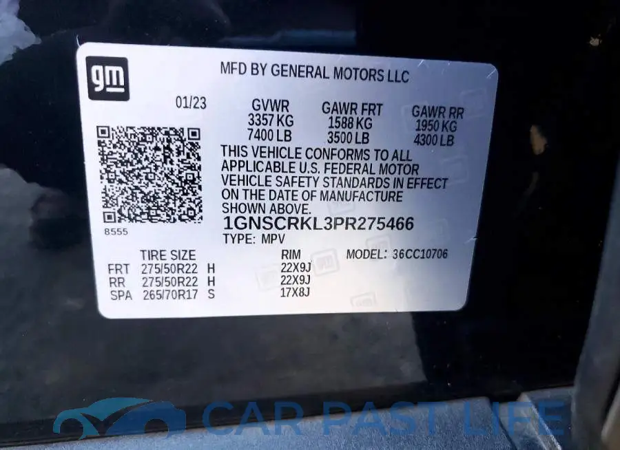 1GNSCRKL3PR275466# 14
