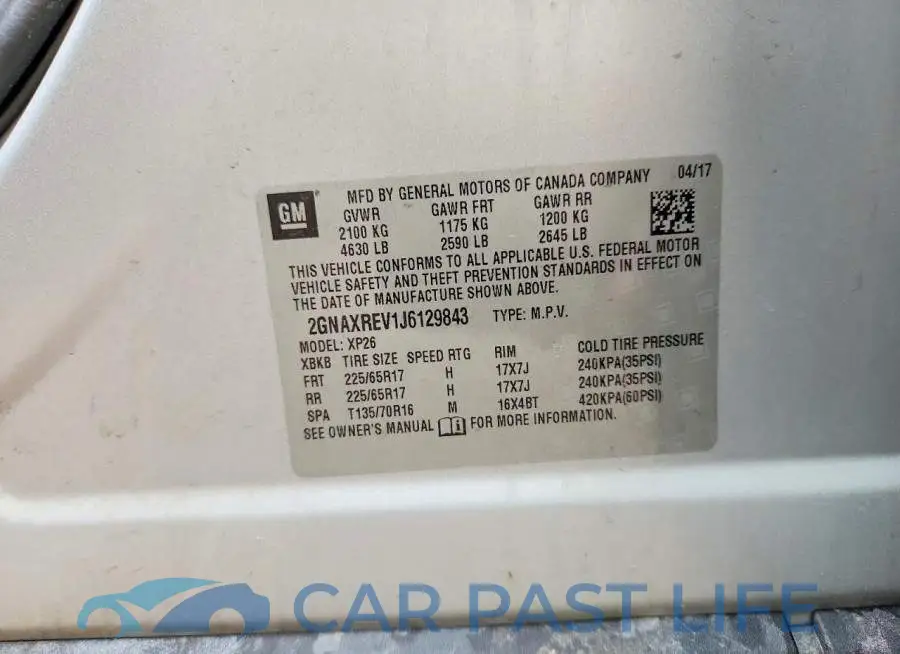2GNAXREV1J6129843# 13