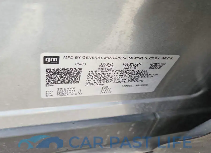 3GNAXKEG8PL265576# 12