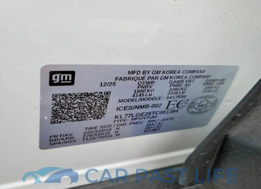 KL77LGE26TC081384# 13