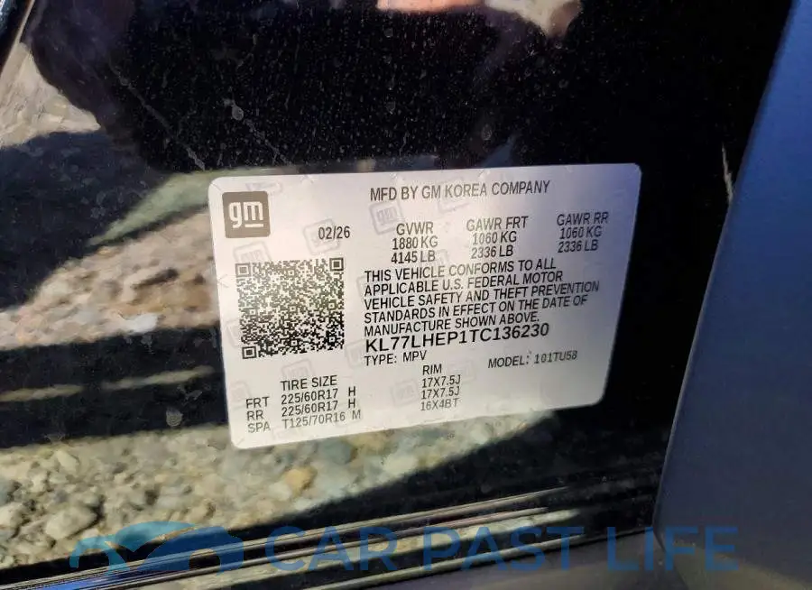 KL77LHEP1TC136230# 13