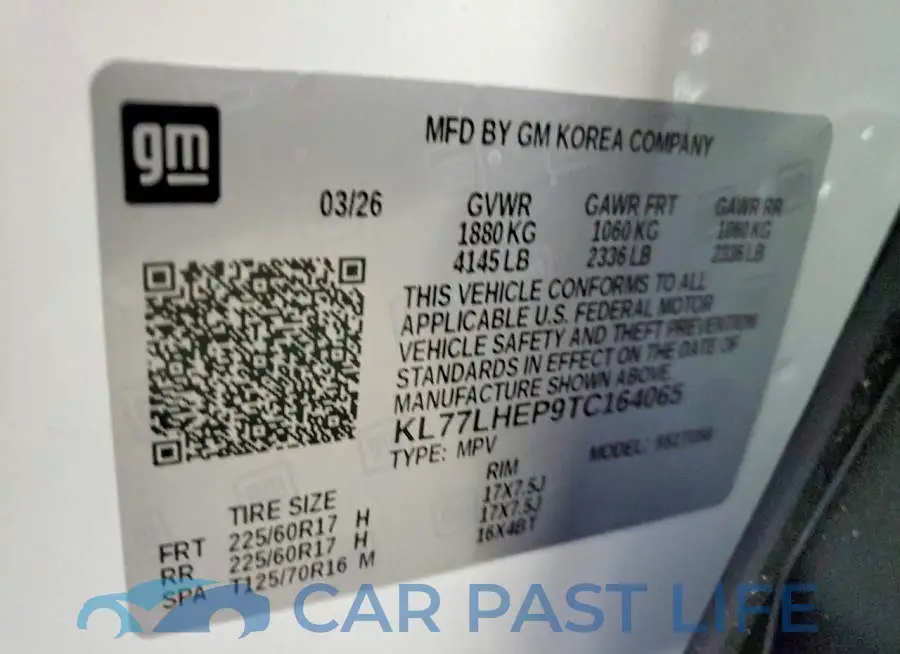 KL77LHEP9TC164065# 14