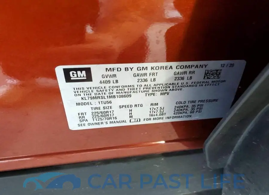 KL79MRSL1MB108609# 13