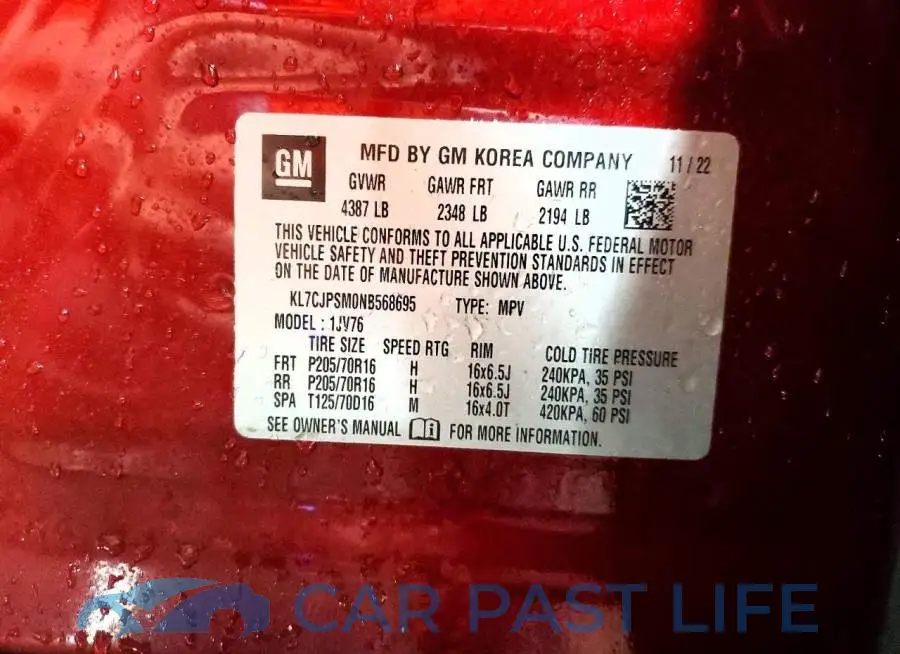 KL7CJPSM0NB568695# 12