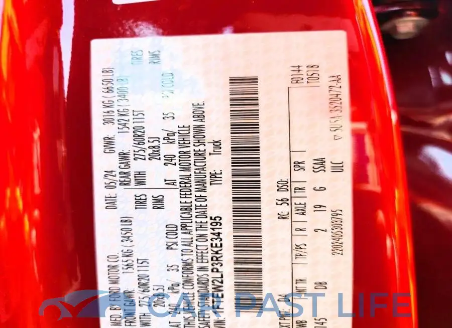 1FTEW2LP3RKE34195# 12