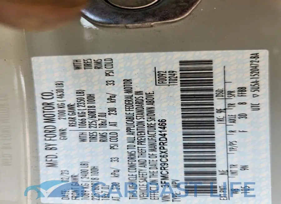 3FMCR9C6XPRD41466# 14