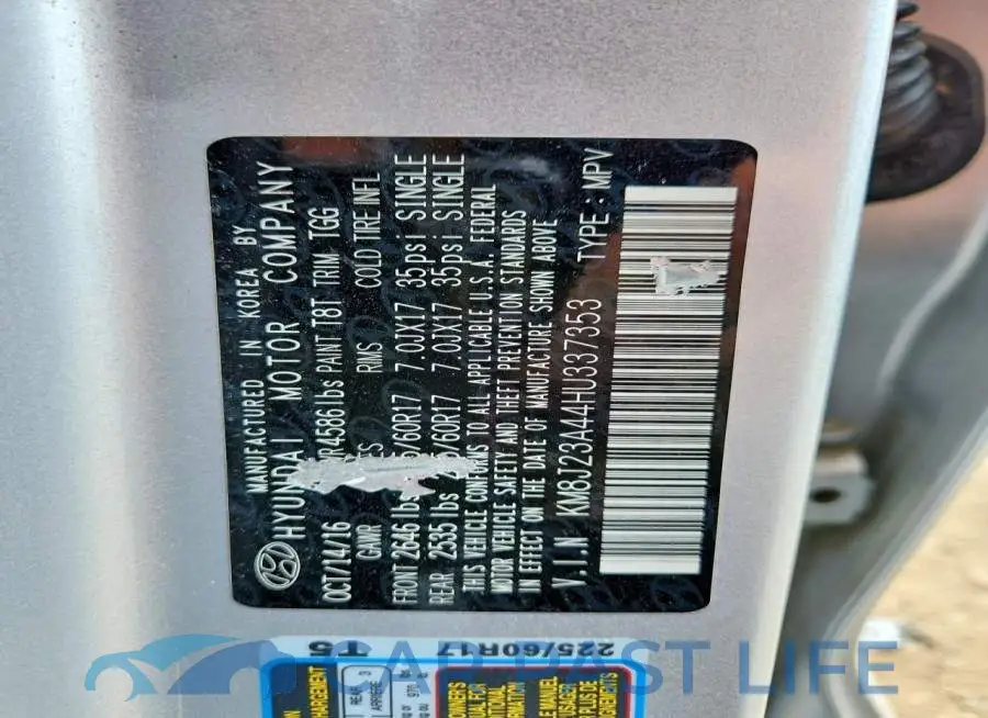 KM8J23A44HU337353# 13